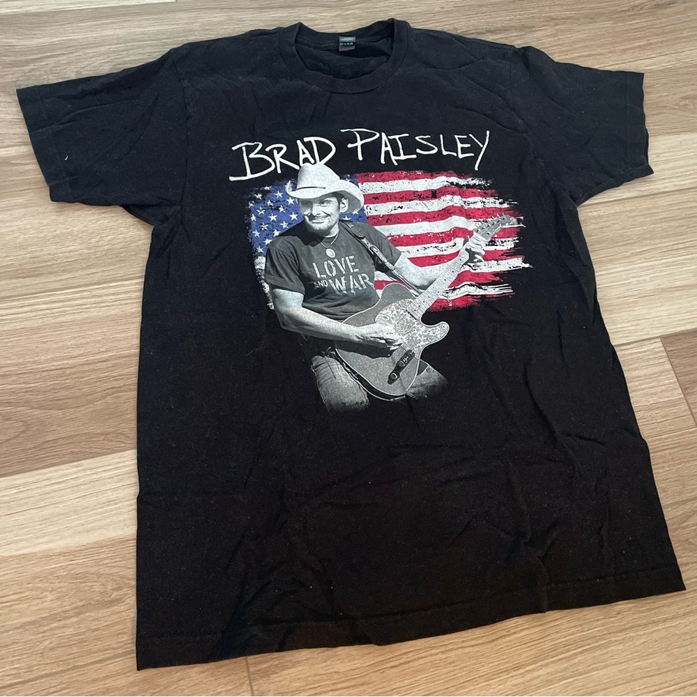 Brad Paisley Black Graphic Tour T-Shirt